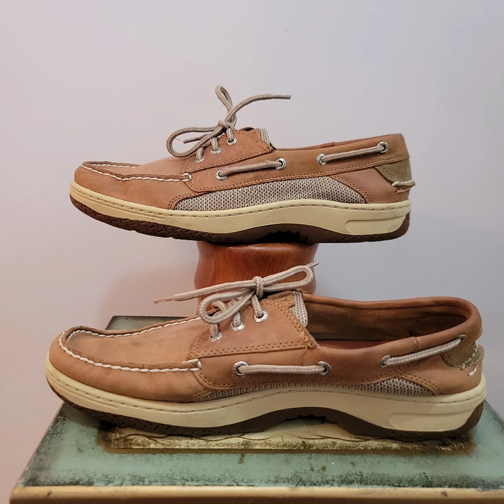 Sperry Top Sider Brown Boat Shoes Size 11 - Picture 3 of 7